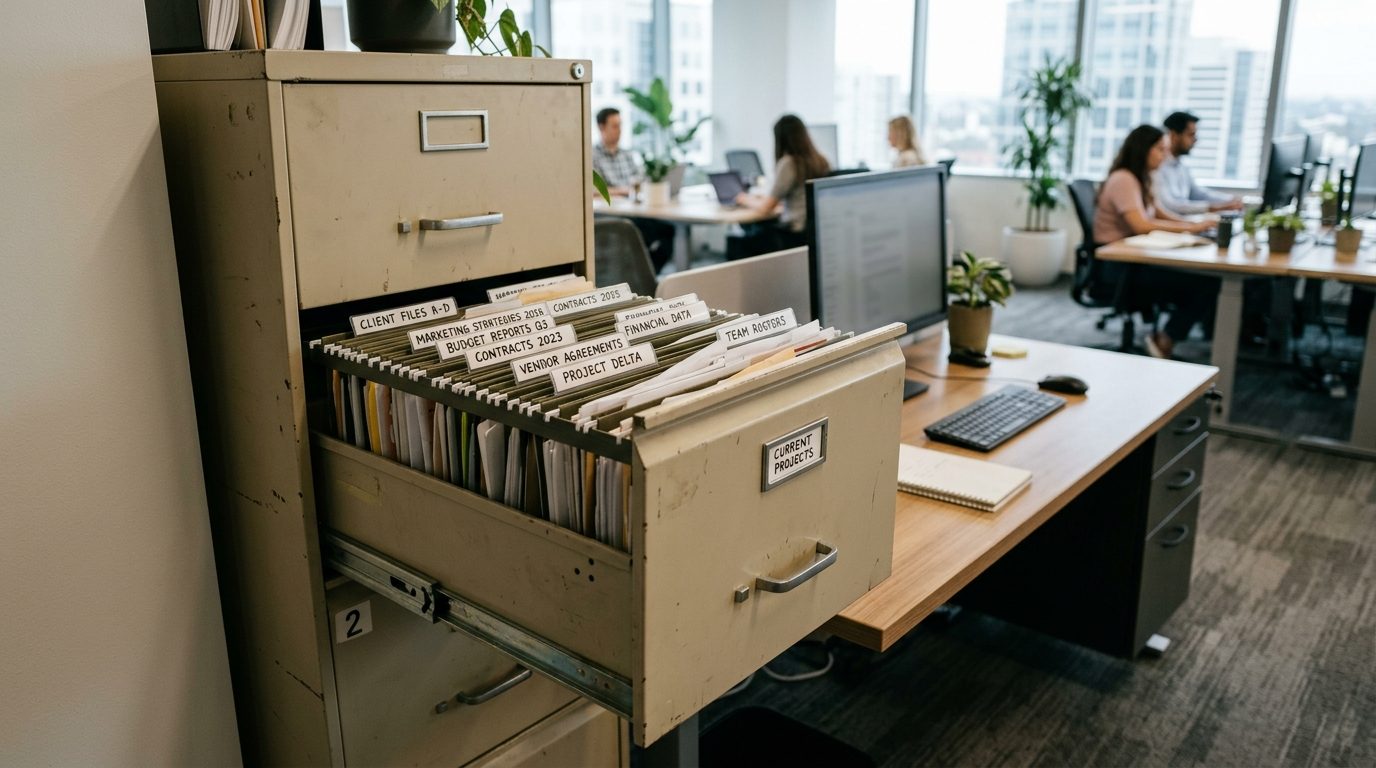 Registered agent service office in Florida receiving legal documents