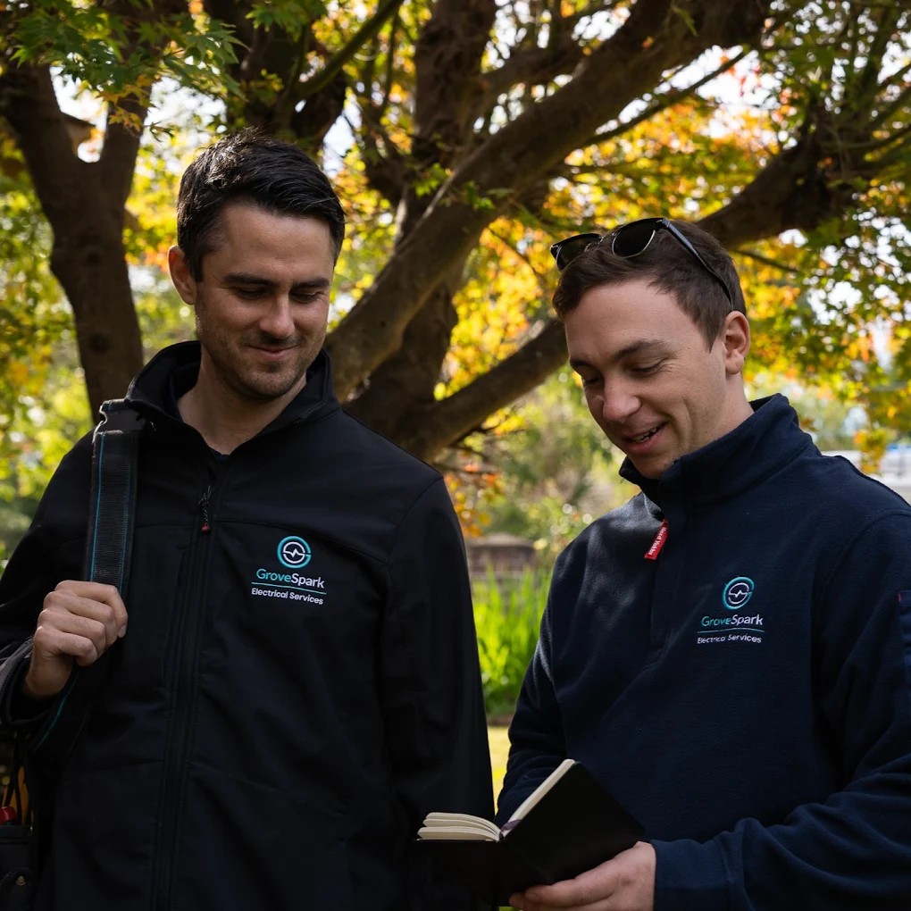 Licensed electrical work by Grove Spark in a North Shore Sydney home