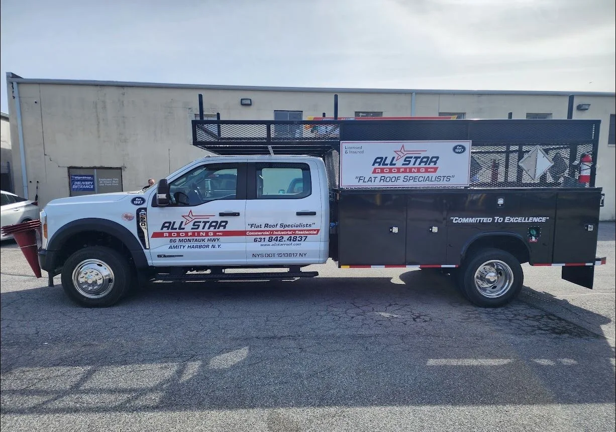 Roofing contractor in Amity Harbor NY — flat roofing services overview for Islip and Amity Harbor commercial properties